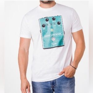 Fender Marine Layer Reverb Pedal T-Shirt‎ NWT